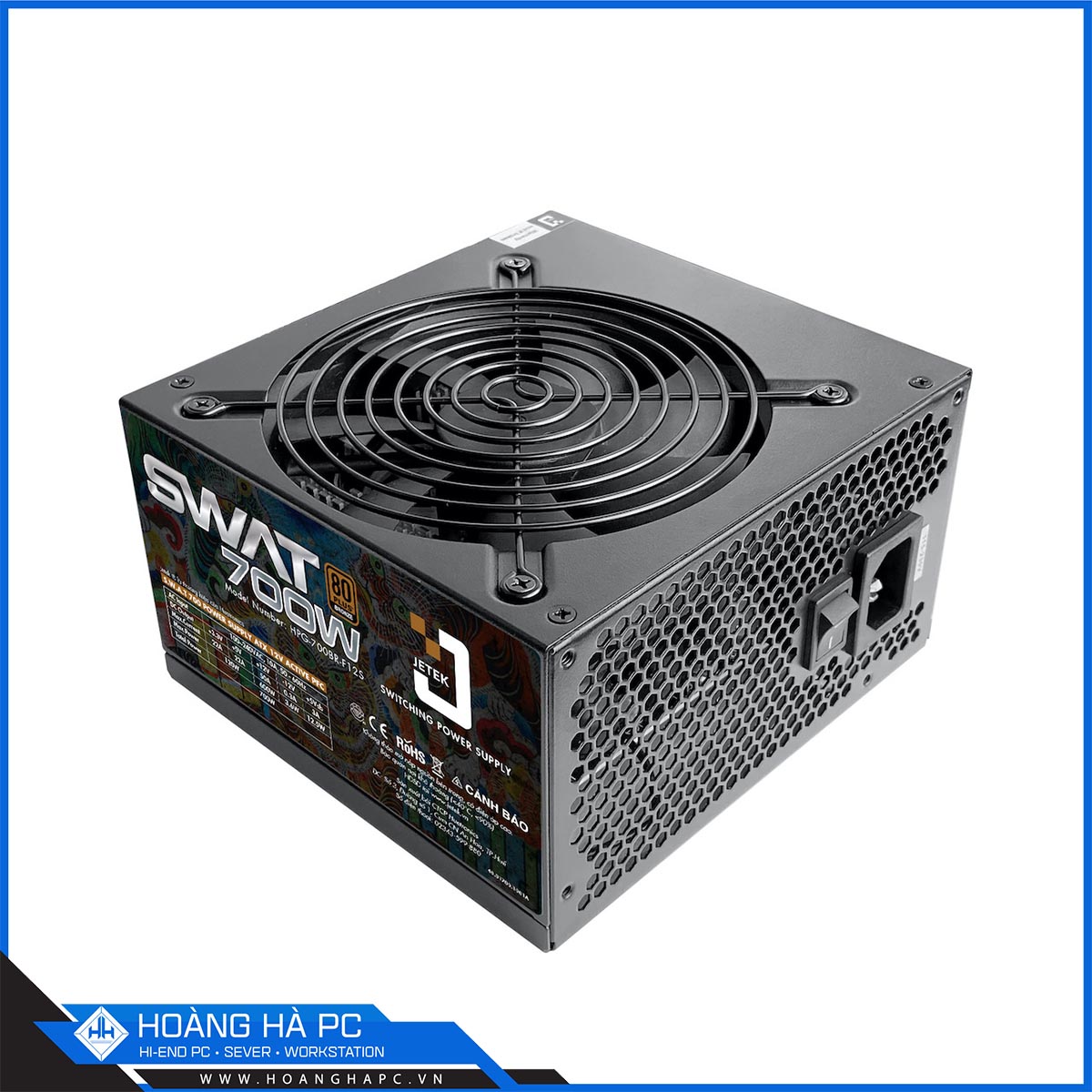 Nguồn Jetek Swat 700W  DUAL 8 PIN EPS12V (80 Plus Bronze/Non Modular)-2
