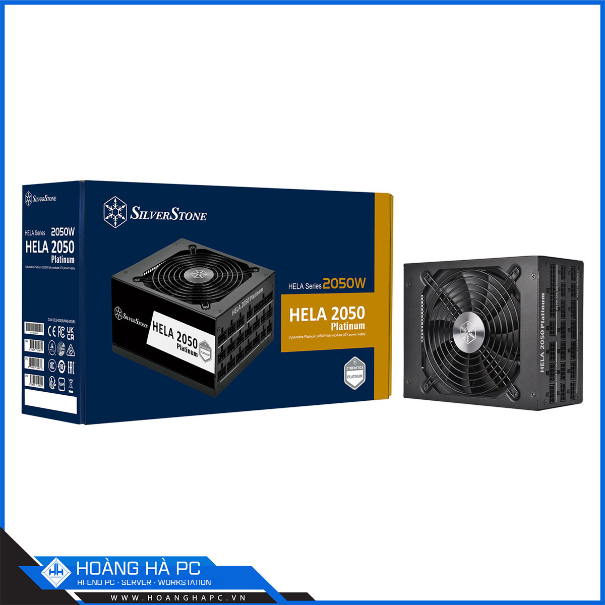 Nguồn Silver Stone HELA 2050 Platinum 2050W (80 Plus Platinum/ Full Modular)