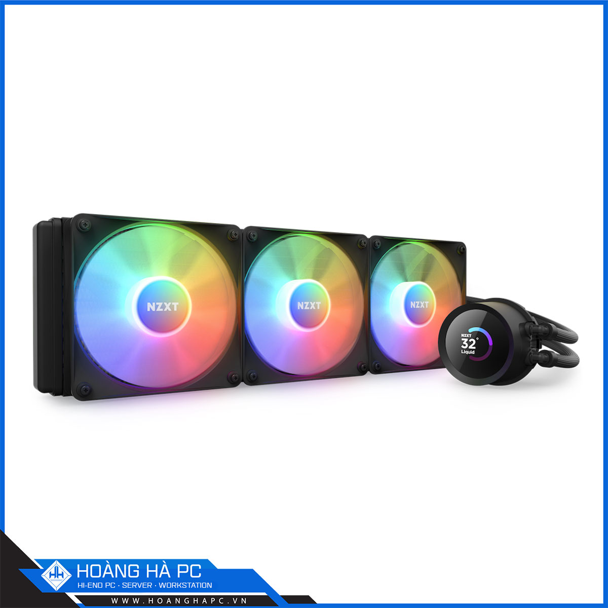 Tản nhiệt nước NZXT Kraken 360 RGB Black (RL-KR360-B1)