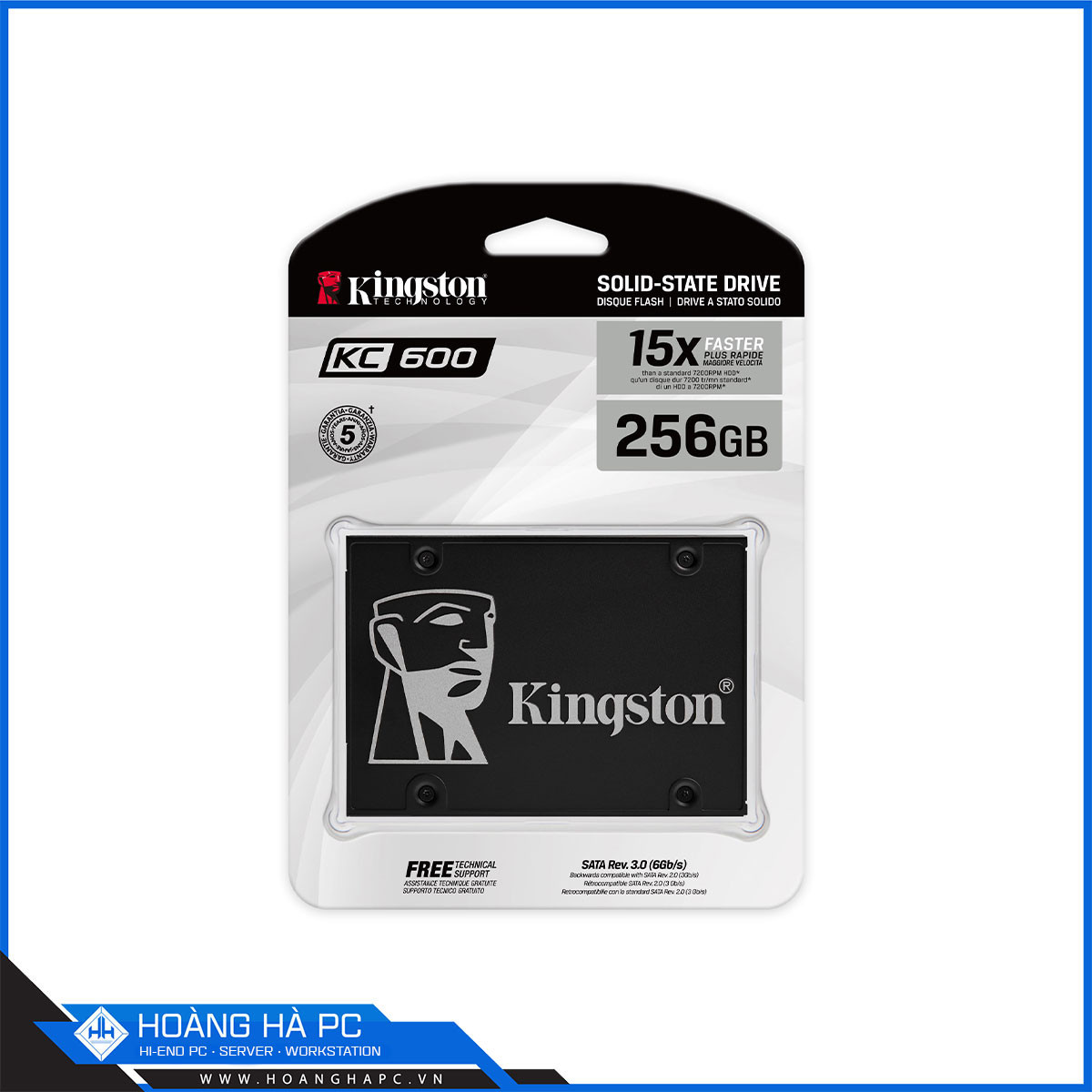 Ổ cứng SSD Kingston KC600 256GB 2.5 SATA 6 GBPS (Đoc 550MB/s, Ghi 500MB/s)-3