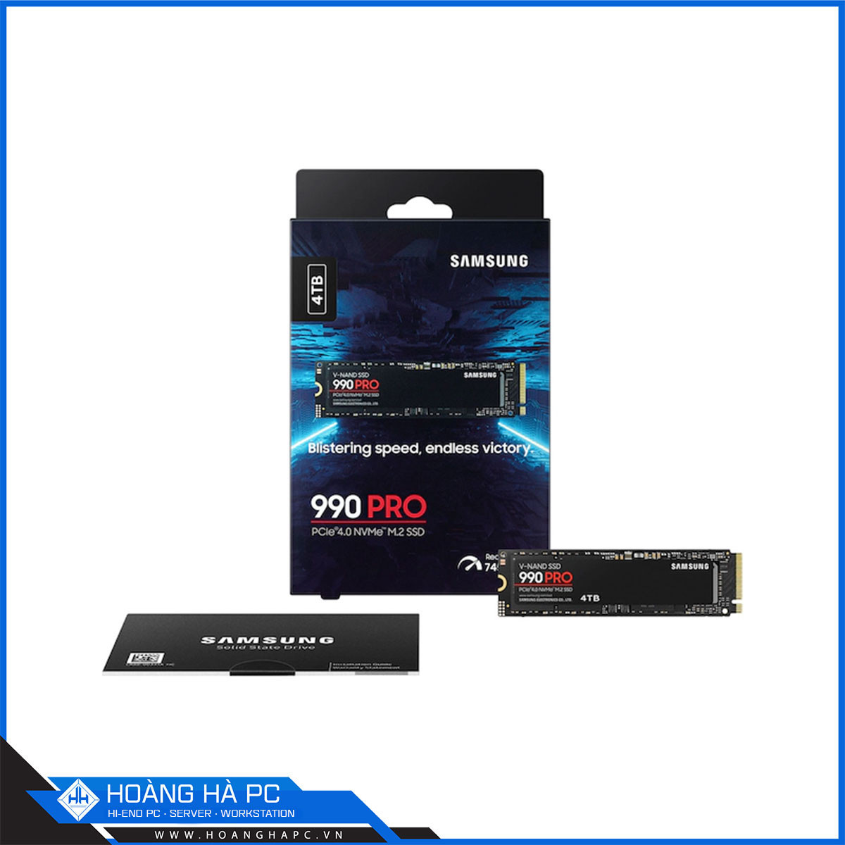 Ổ cứng SSD Samsung 990 Pro 4TB PCIe NVMe 4.0x4 (Đọc 7450MB/s - Ghi 6900MB/s) - (MZ-V9P4T0B)-2