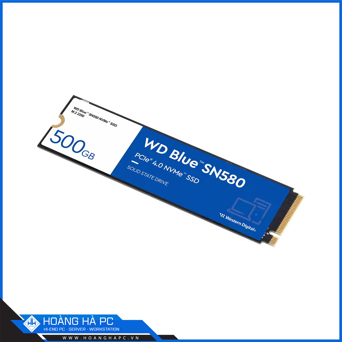 Ổ cứng SSD WD Blue SN580 500GB M.2 2280 PCIe 4x4 NVMe (Đọc 4000MB/s - Ghi 3600MB/s)-3