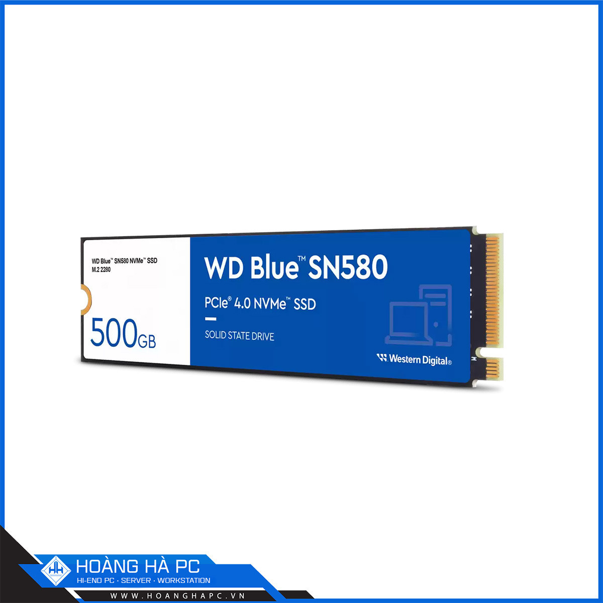 Ổ cứng SSD WD Blue SN580 500GB M.2 2280 PCIe 4x4 NVMe (Đọc 4000MB/s - Ghi 3600MB/s)-2