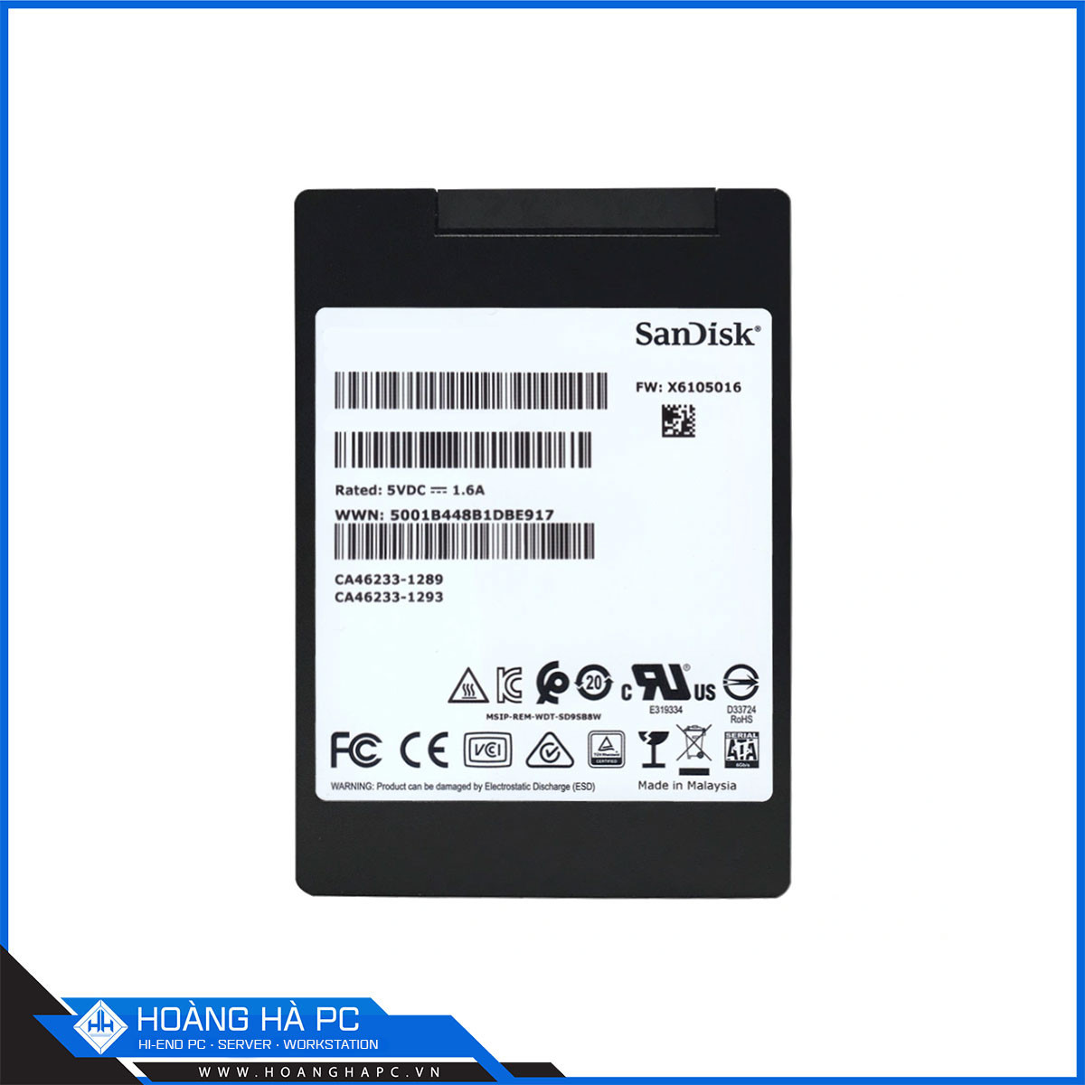 Ổ cứng SSD WD SanDisk X600 1TB 2.5 inch SATA III - Tray-2