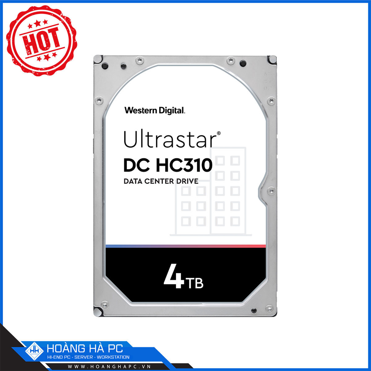 Ổ Cứng HDD Western Digital Ultrastar DC HC310 4TB (3.5 inch, SATA 6Gb/s, 256MB Cache,7200RPM)