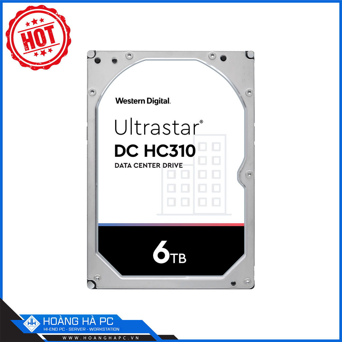 Ổ Cứng HDD Western Digital Ultrastar DC HC310 6TB (3.5 inch, SATA 6Gb/s, 256MB Cache, 7200RPM)