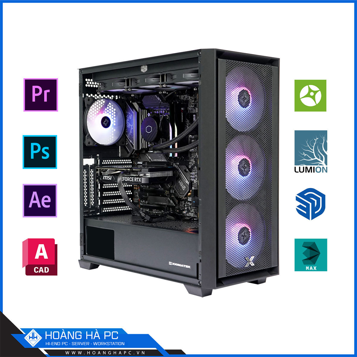 PC 3D CHAOS VANTAGE i7 14700K | 64GB DDR5 | NVIDIA RTX 4060Ti 16G-2