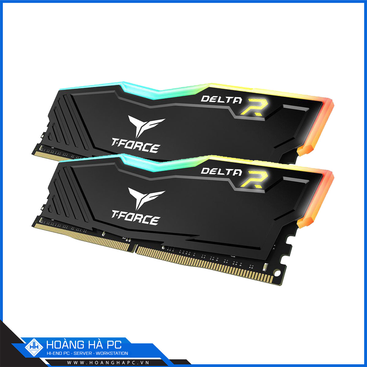 RAM DDR4 TEAMGROUP T-FORCE DELTA RGB 32GB 3600MHz (2x16GB) BLACK -3
