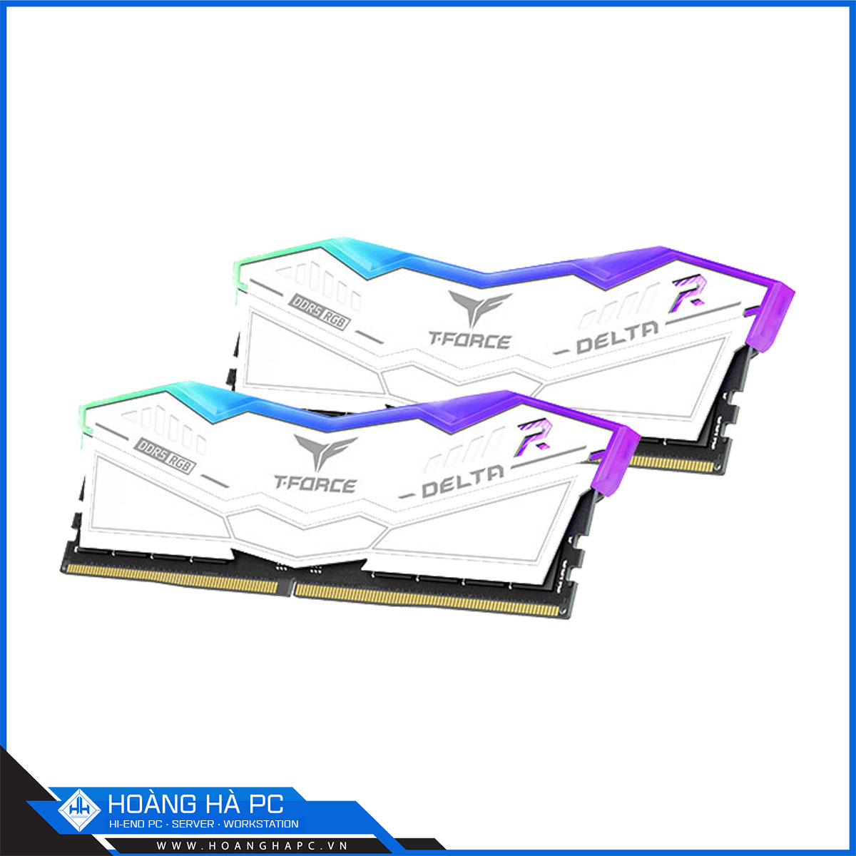 RAM DDR5 TEAMGROUP T-FORCE DELTA RGB 64GB 6000Mhz (2x32GB) WHITE-2