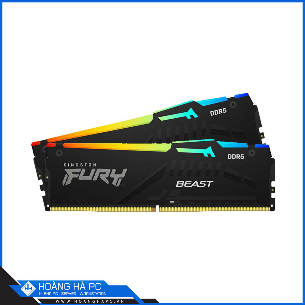 RAM DDR5 KINGSTON FURY BEAST RGB 64GB 5600MHz (2x32GB) - CL40 AMD EXPO & Intel XMP 3.0-2