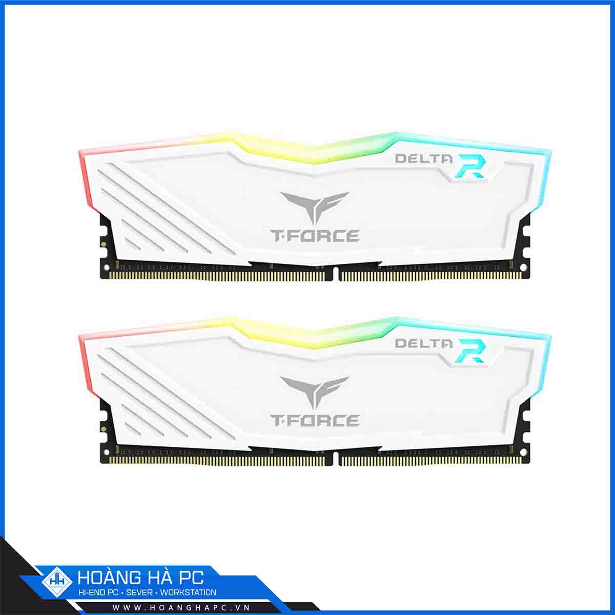 RAM DDR4 TEAMGROUP T-FORCE DELTA RGB 16GB 3200MHz (1x16GB) WHITE -2