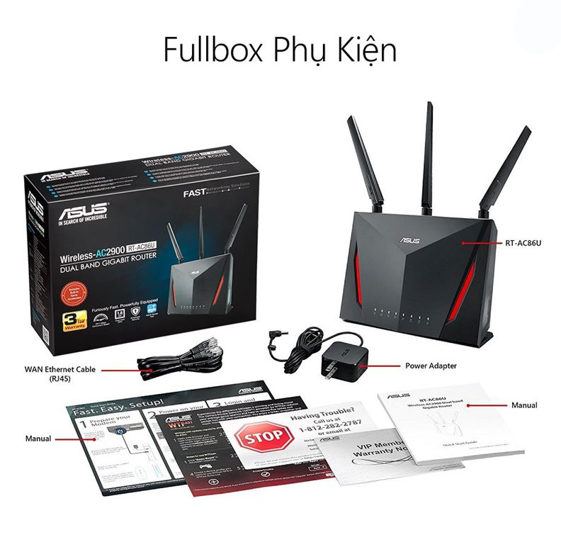 Router Wifi AIMESH ASUS RT-AC86U (Gaming Router)-5