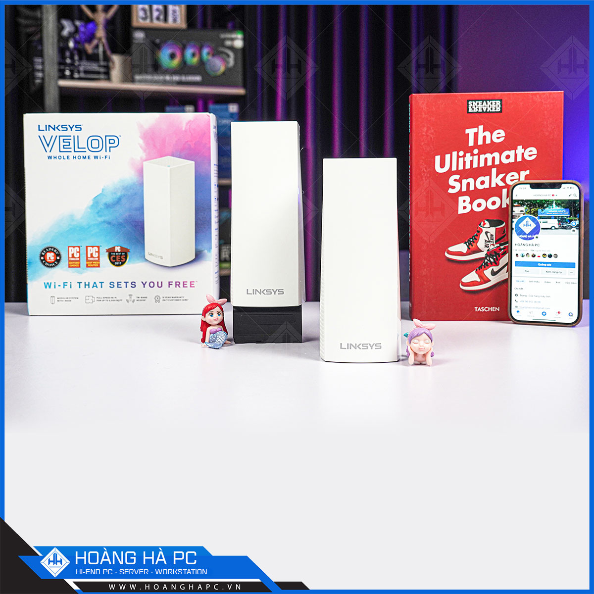 Router Wifi Linksys Velop Home Mesh System WHW0301- 1 Pack (AC2200)-3