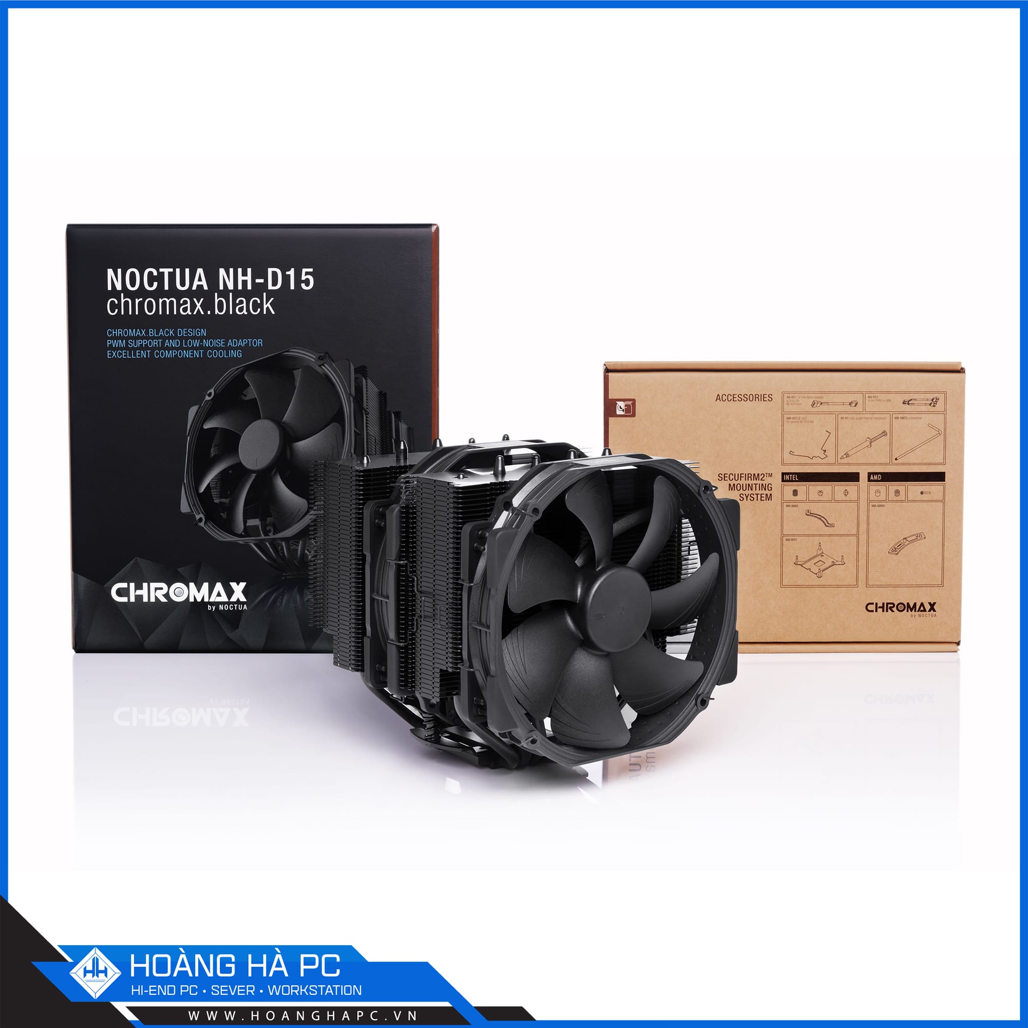 Tản nhiệt khí CPU Noctua NH-D15 CHROMAX BLACK-2