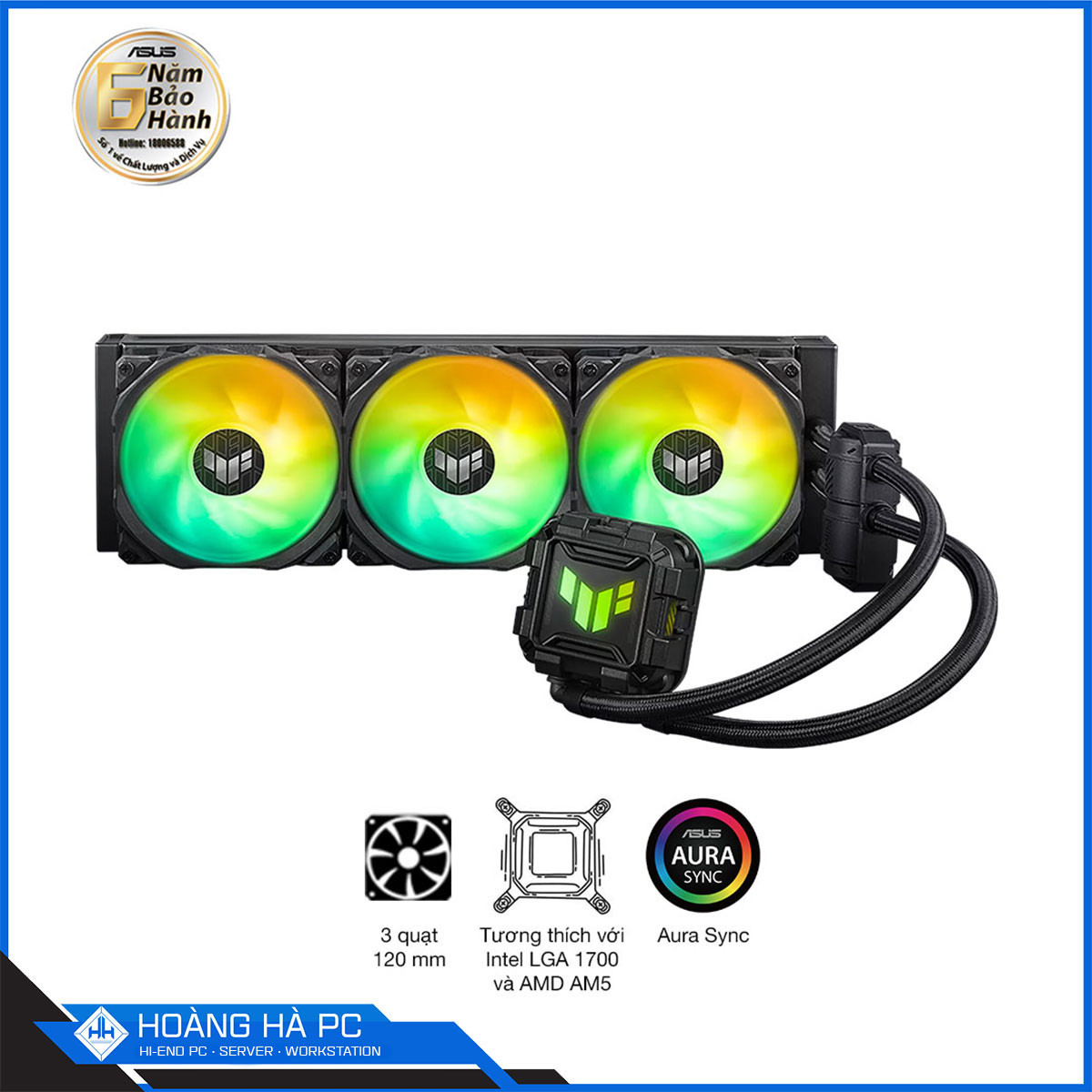 Tản nhiệt nước Asus TUF Gaming LC II 360 ARGB