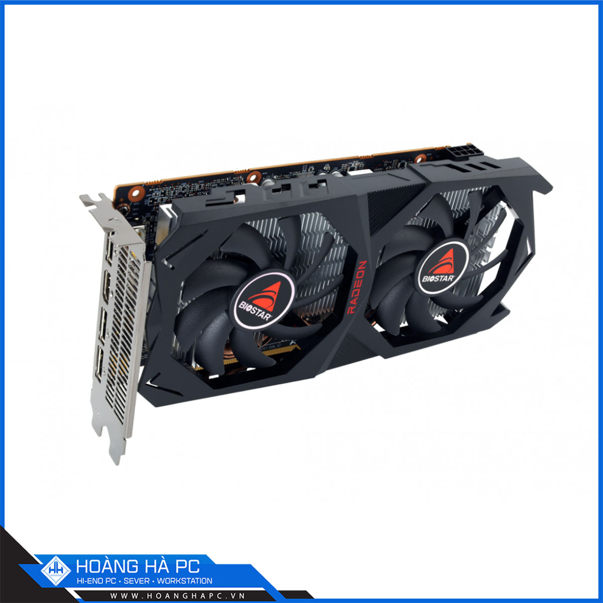 VGA Biostar Radeon RX 6600 8GB (8GB GDDR6, 128-bit, HDMI+DP, 1x8-pin)-2