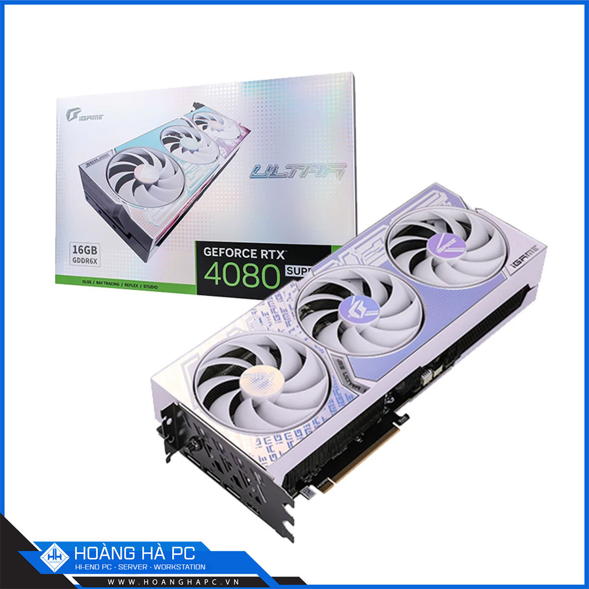 VGA COLORFUL iGAME RTX 4080 SUPER ULTRA W OC 16GB-V (16GB GDDR6X, 256-bit, HDMI+DP, 1x16-pin)
