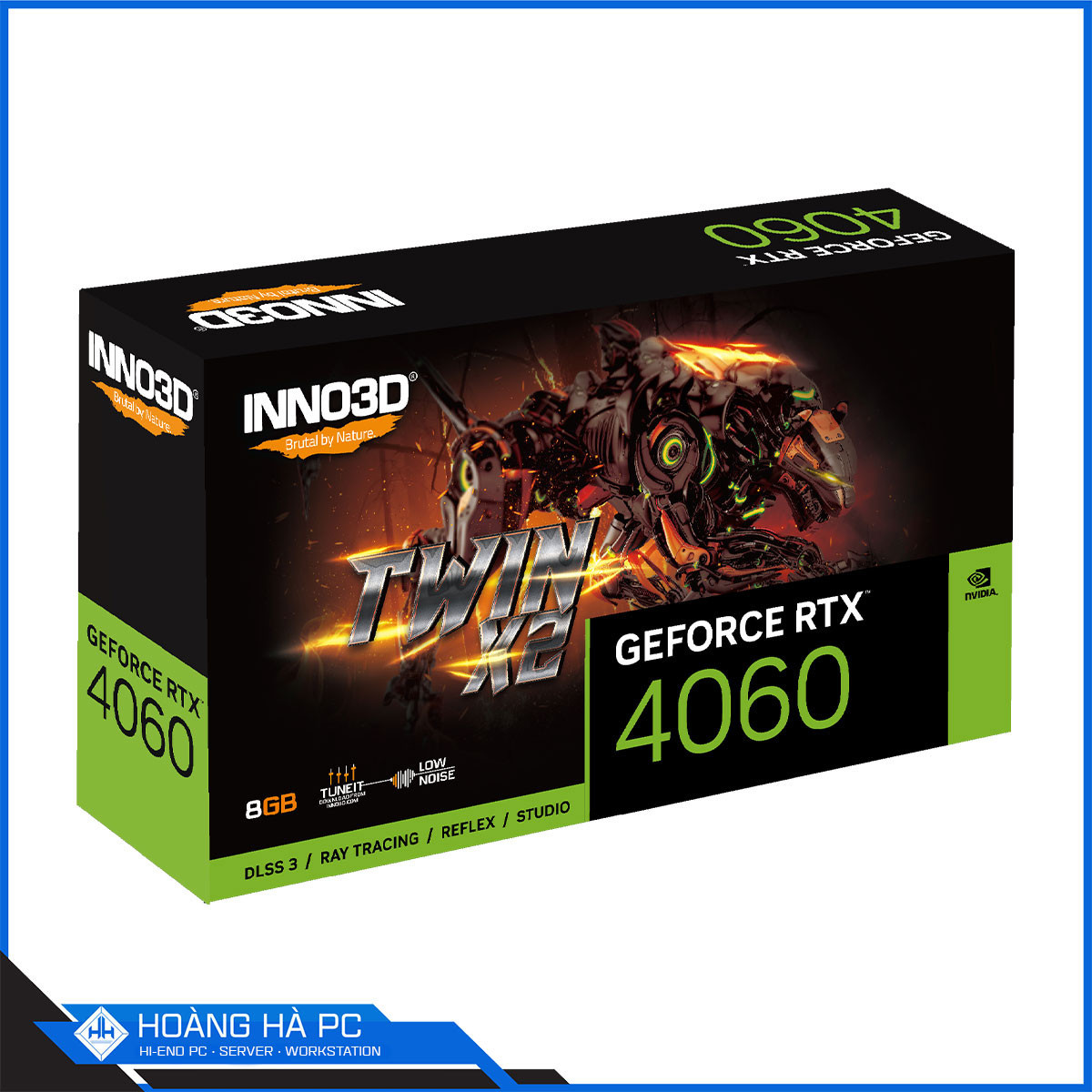 VGA INNO3D RTX 4060 TWIN X2 (8GB GDDR6, 128-bit, HDMI+DP, 1x8-pin)-3