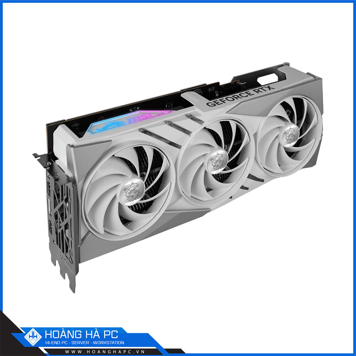 VGA MSI RTX 4080 SUPER 16G GAMING X SLIM WHITE (16GB GDDR6X, 256-bit, HDMI +DP, 1x16-pin)-4
