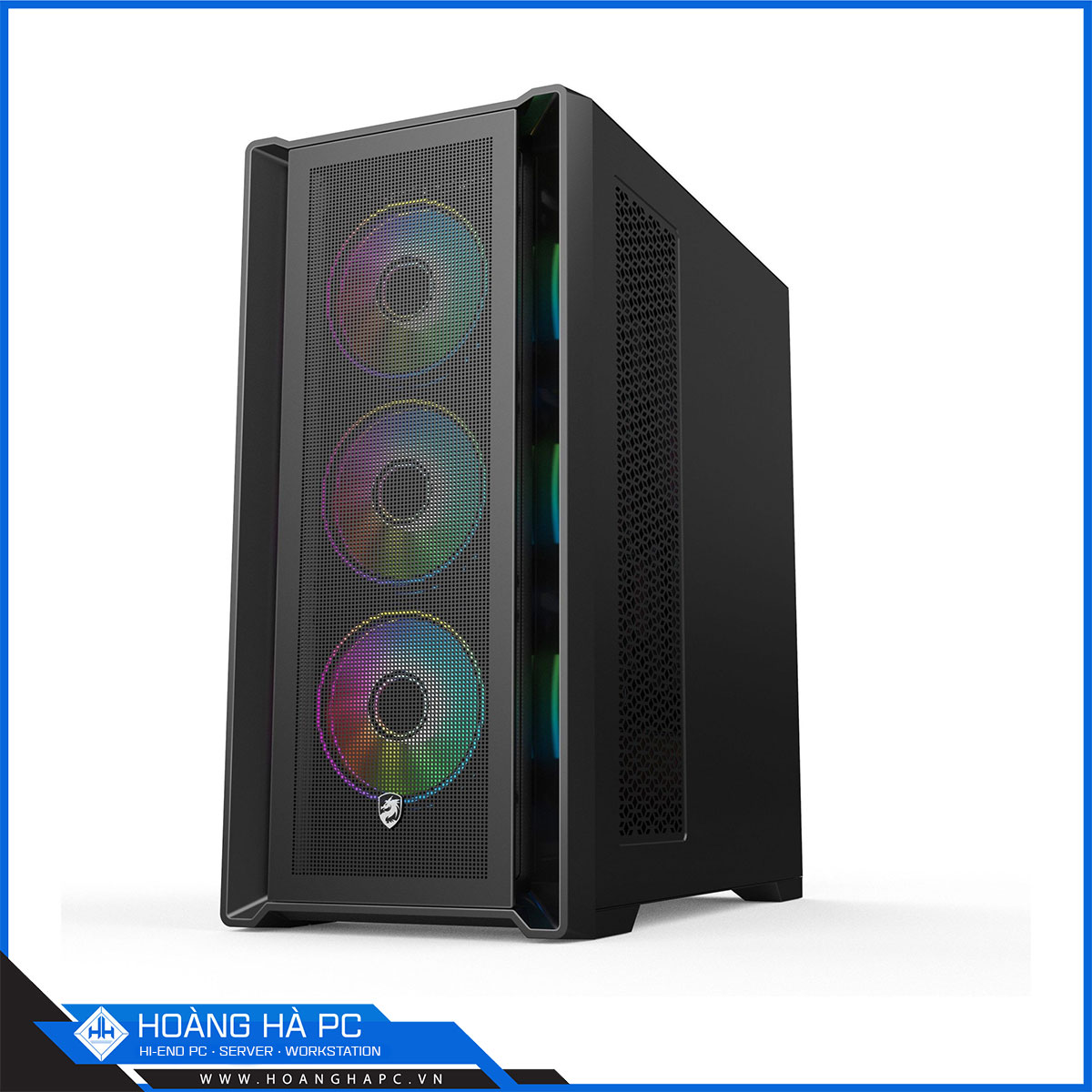 Vỏ case Vitra Titan R230 Elite Black 3Fan ARGB - E-ATX-2