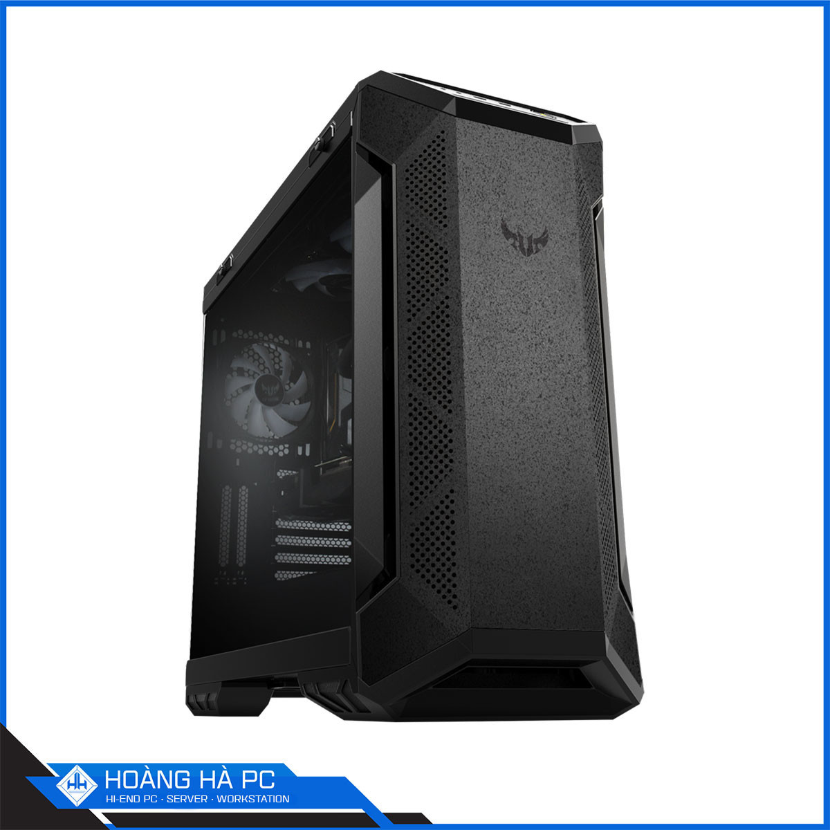 Vỏ Case Asus TUF Gaming GT501VC - No fan (Mid Tower/Màu Đen)