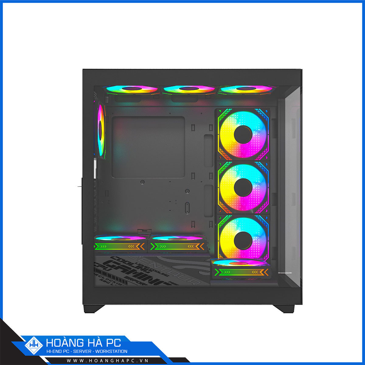 Vỏ case Centaur CT-Nova (Mid Tower/Màu Đen) - No Fan-2