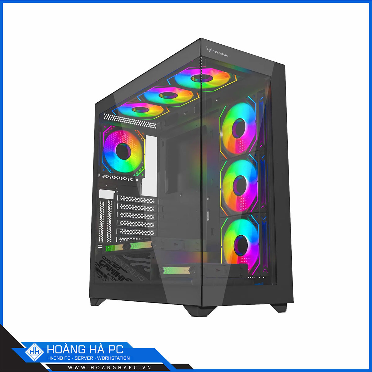 Vỏ case Centaur CT-Nova (Mid Tower/Màu Đen) - No Fan