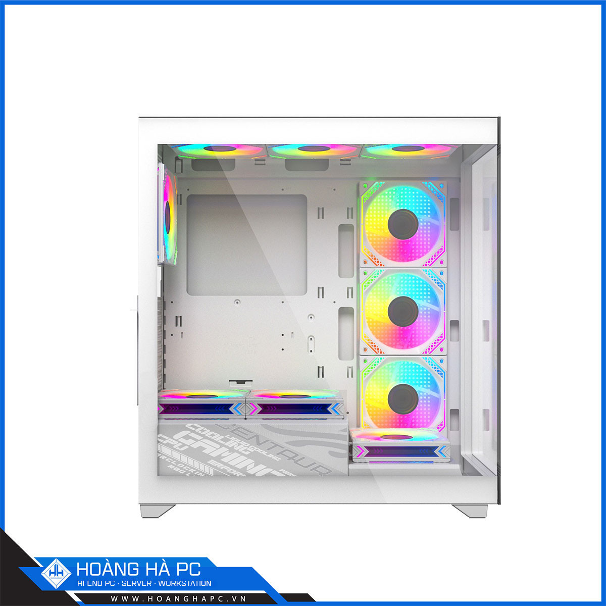Vỏ case Centaur CT-Nova (Mid Tower/Màu Trắng) - No Fan-3