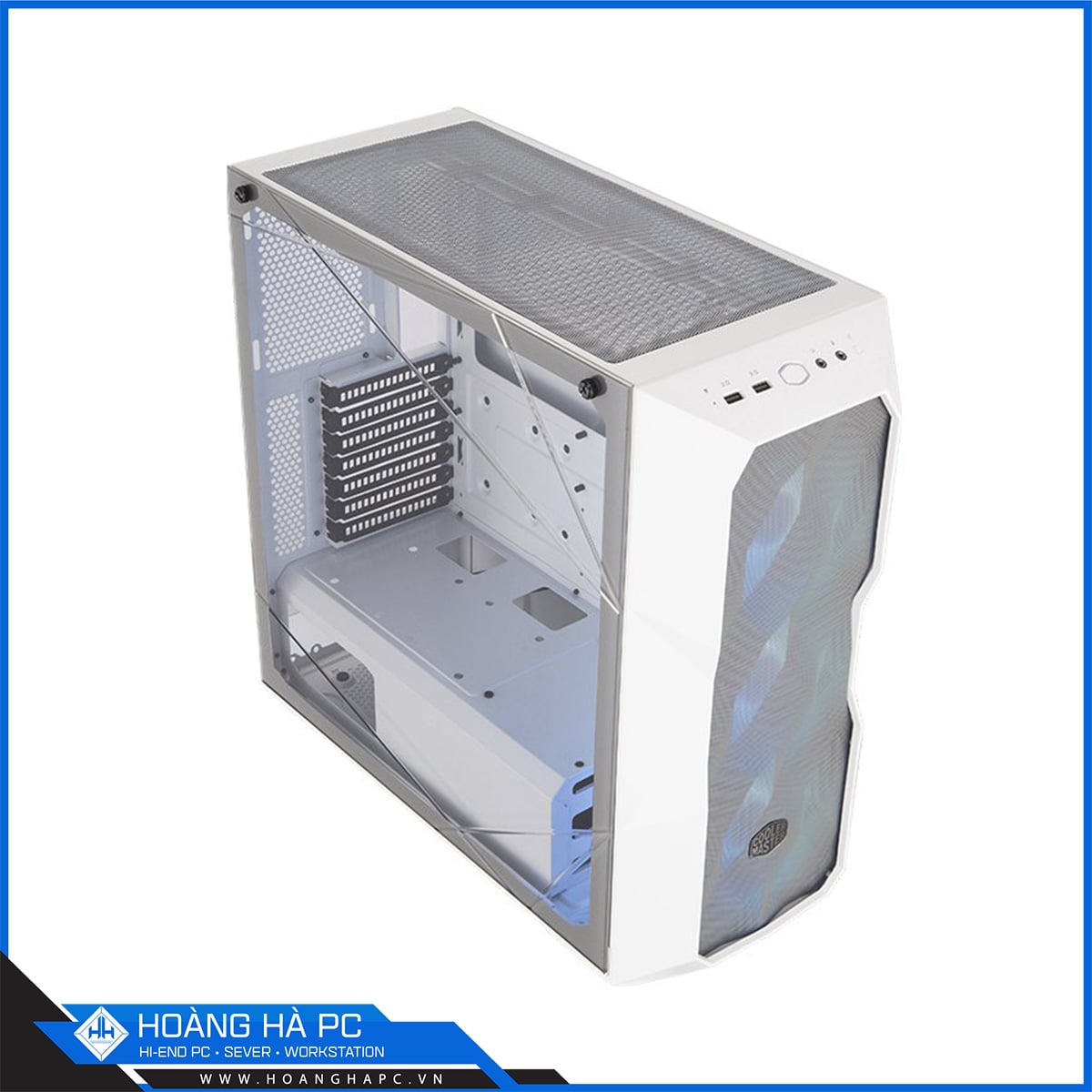 Vỏ Case Cooler Master MasterBox TD500 Mesh White ARGB (Mid Tower/Màu trắng/Led ARGB/Mặt lưới)-5