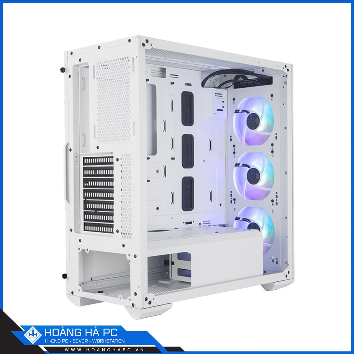 Vỏ Case Cooler Master MasterBox TD500 Mesh White ARGB (Mid Tower/Màu trắng/Led ARGB/Mặt lưới)-3