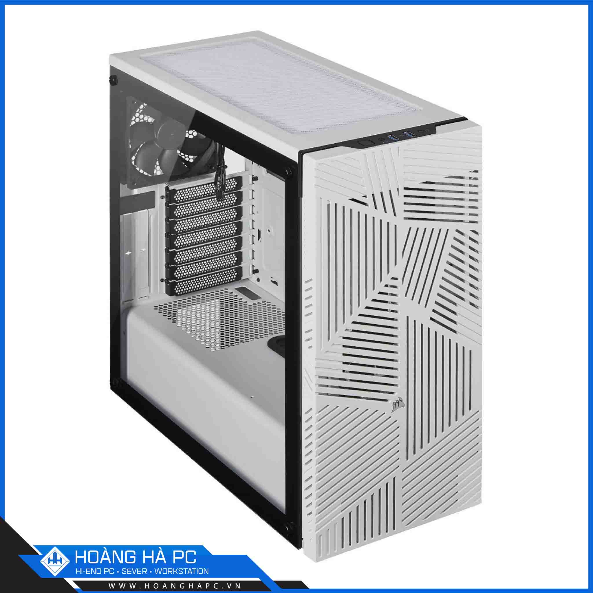 Vỏ Case Corsair 275R Airflow TG White (Mid Tower/Màu Trắng)-3