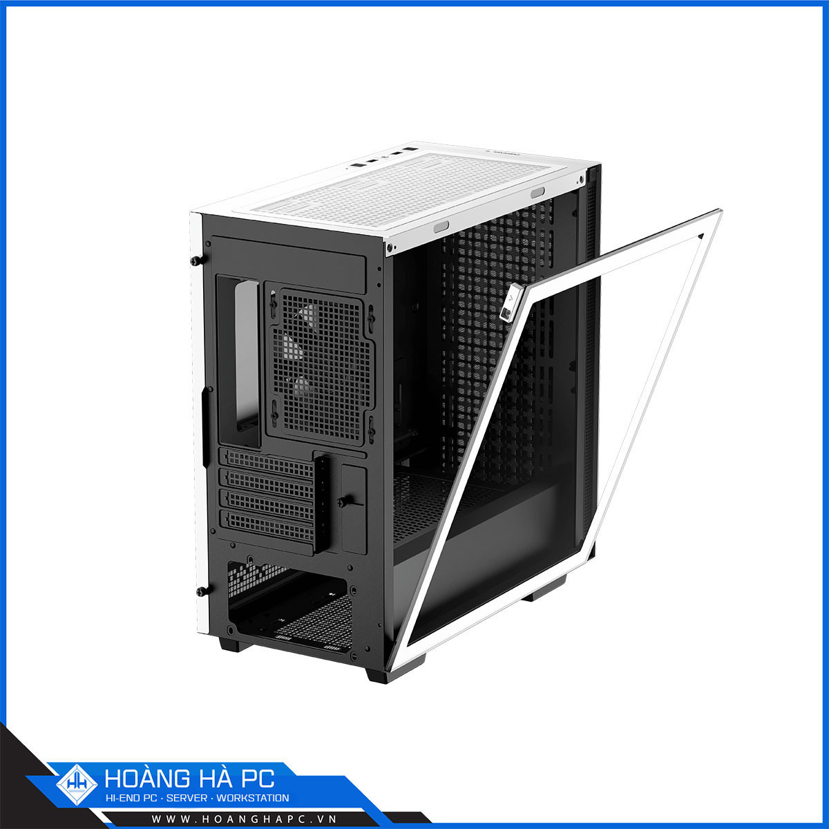 Vỏ case Deepcool CH370WH White - 1 FAN (Mini Tower/ Màu Trắng)-6
