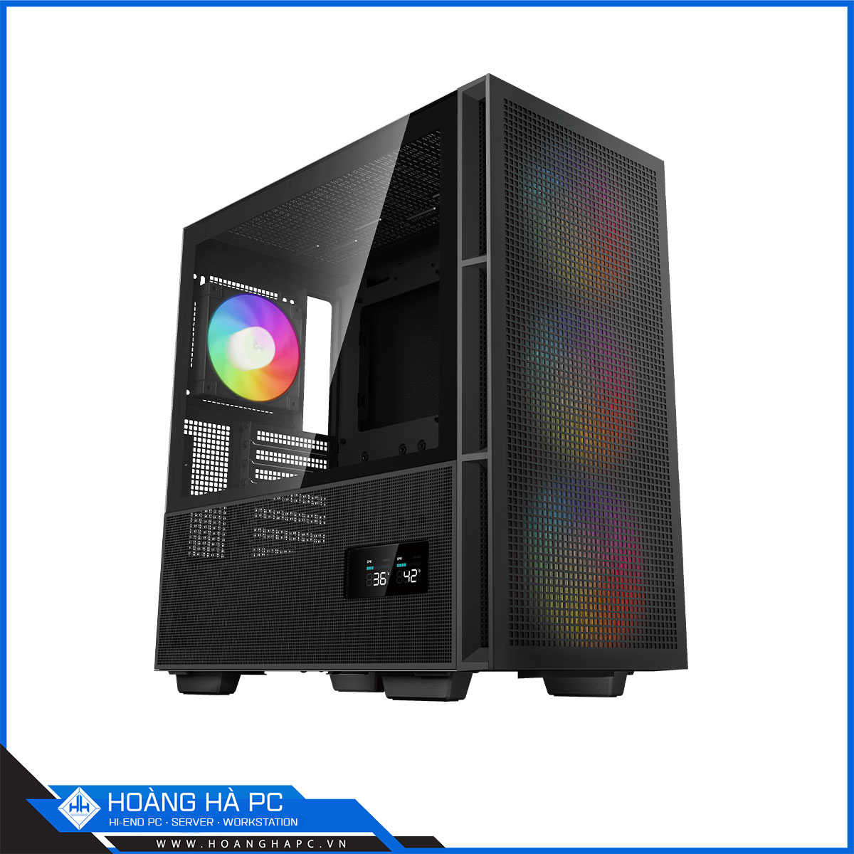 Vỏ case Deepcool CH560 DIGITAL Black - 4 FAN ARGB
