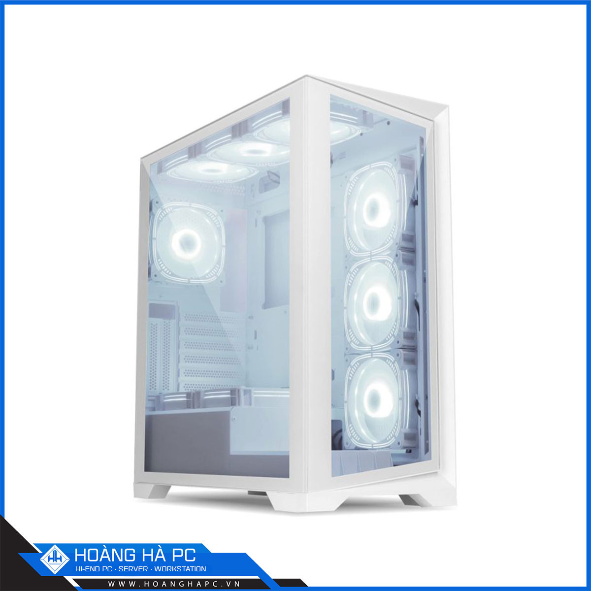 Vỏ case Frontier Glacier GL29AL (Mid Tower/Màu Trắng) - No Fan
