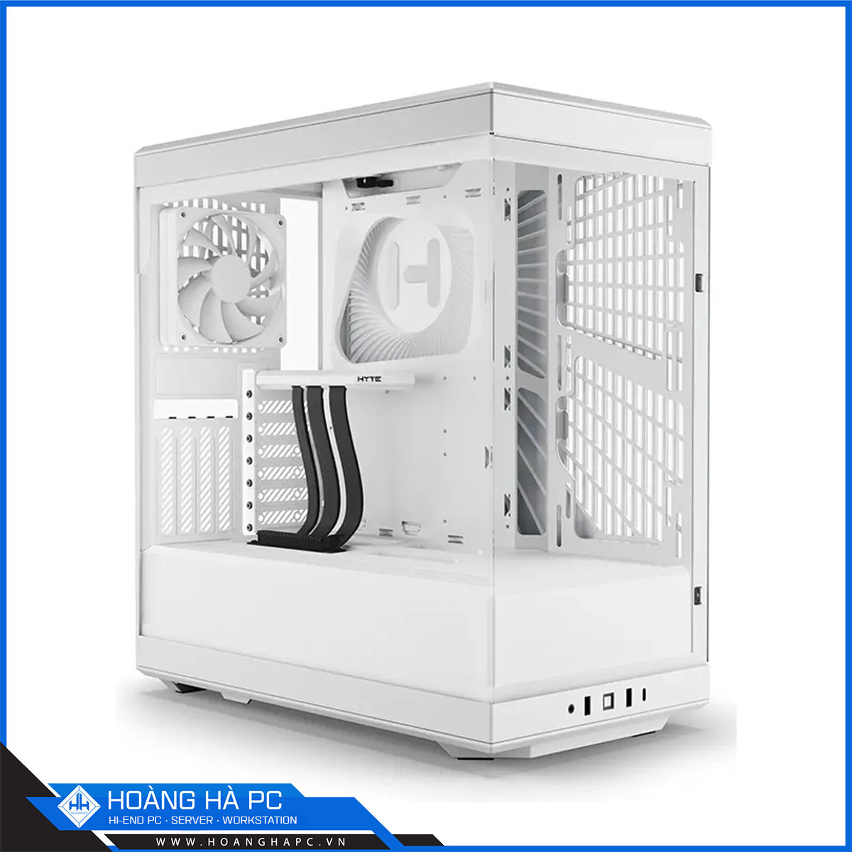 Vỏ case Hyte Y40 Snow White - Mid Tower ATX-2