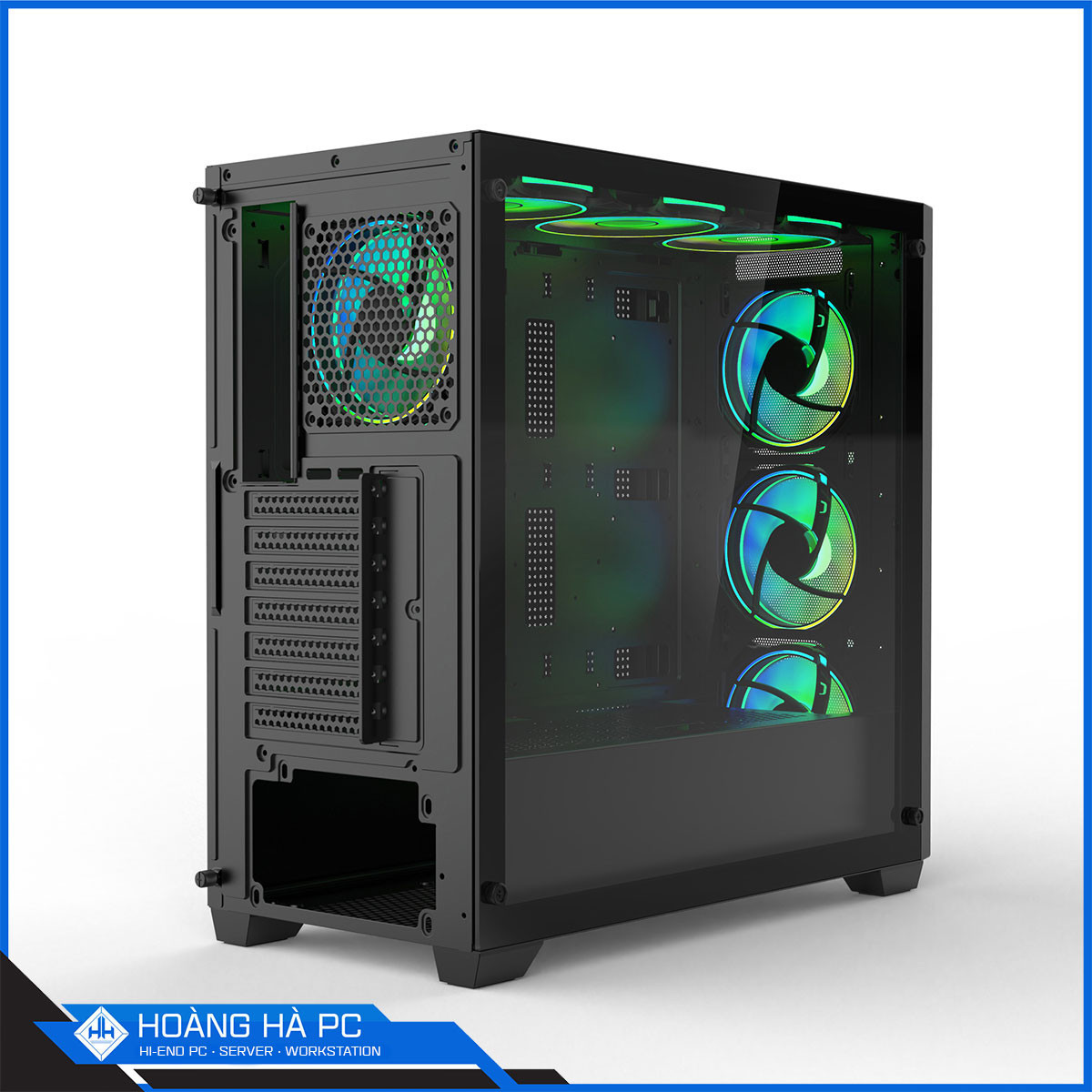 Vỏ Case JETEK CSGO2 - Z7 Black (Mid Tower/ Màu Đen) -  3 FAN-4