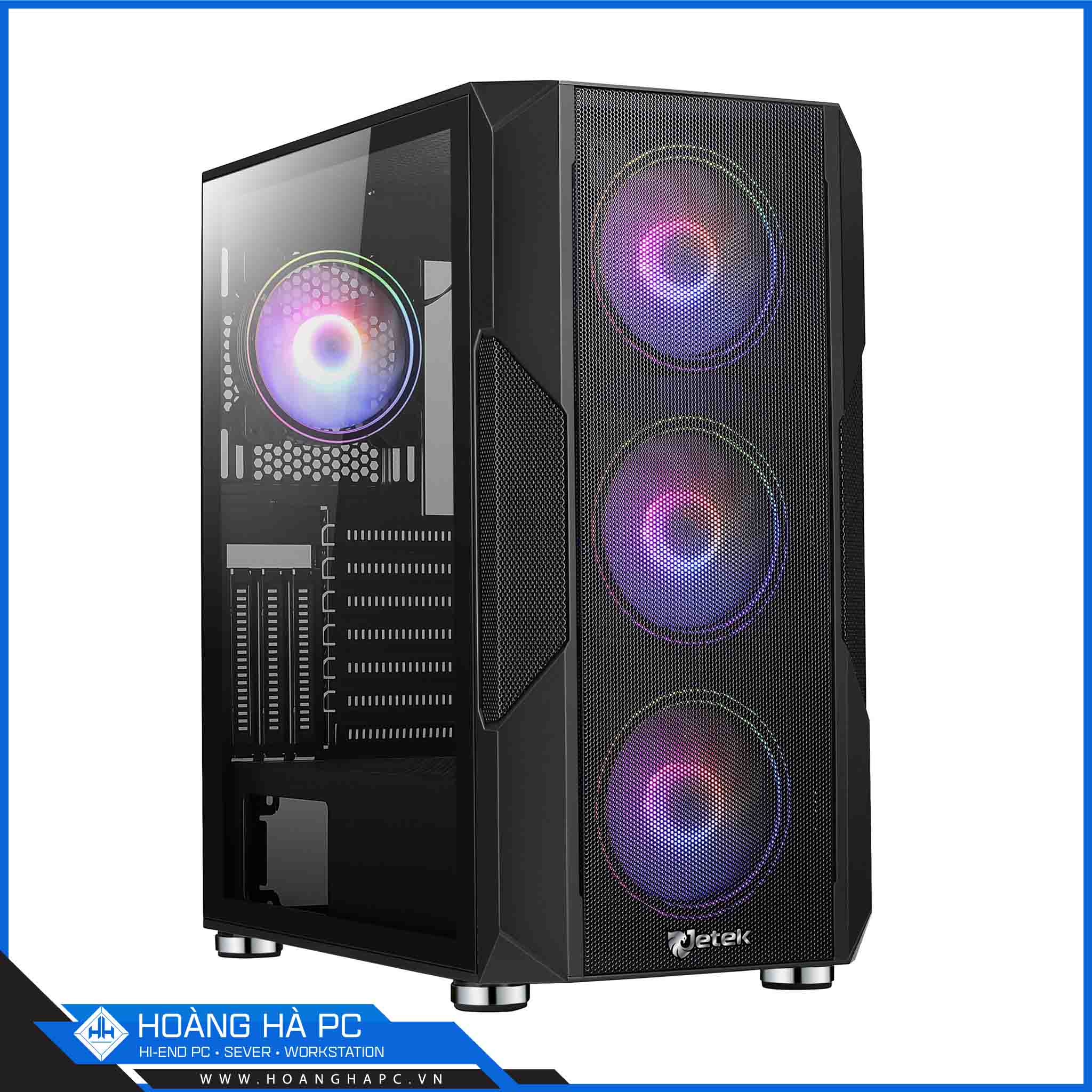Vỏ Case JETEK SQUID GAME Z4 (E-ATX Tower/Màu Đen) - 3 FAN