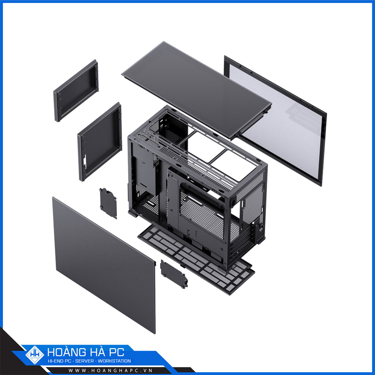 Vỏ case Jonsbo D31 STD Black (Mini Tower/ Màu Đen)-6