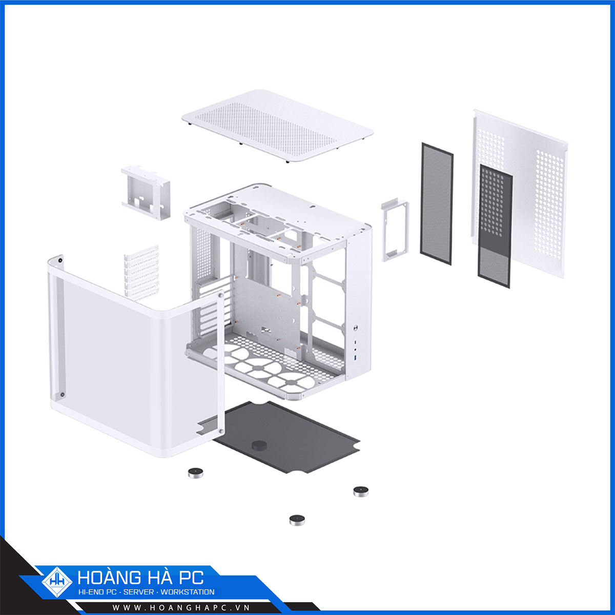 Vỏ case Jonsbo TK-2 (Mid Tower/ Màu Trắng)-7