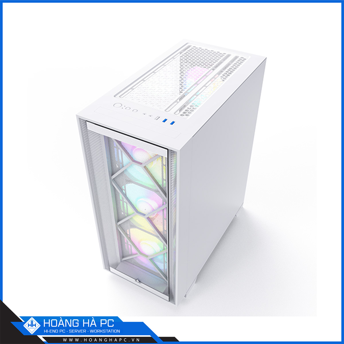 Vỏ Case Montech Air 1000 Premium (Mid Tower/Màu Trắng) - 4 FAN-2