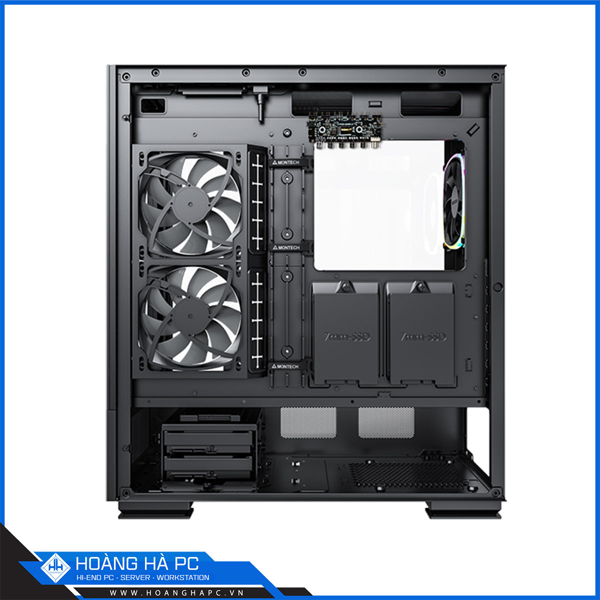 Vỏ Case Montech SKY TWO Black (Mid Tower/Màu Đen) - 4 FAN ARGB-5