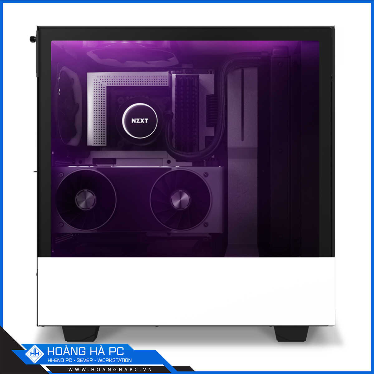 Vỏ case NZXT H510 Elite (Mid Tower/Màu Trắng)-3