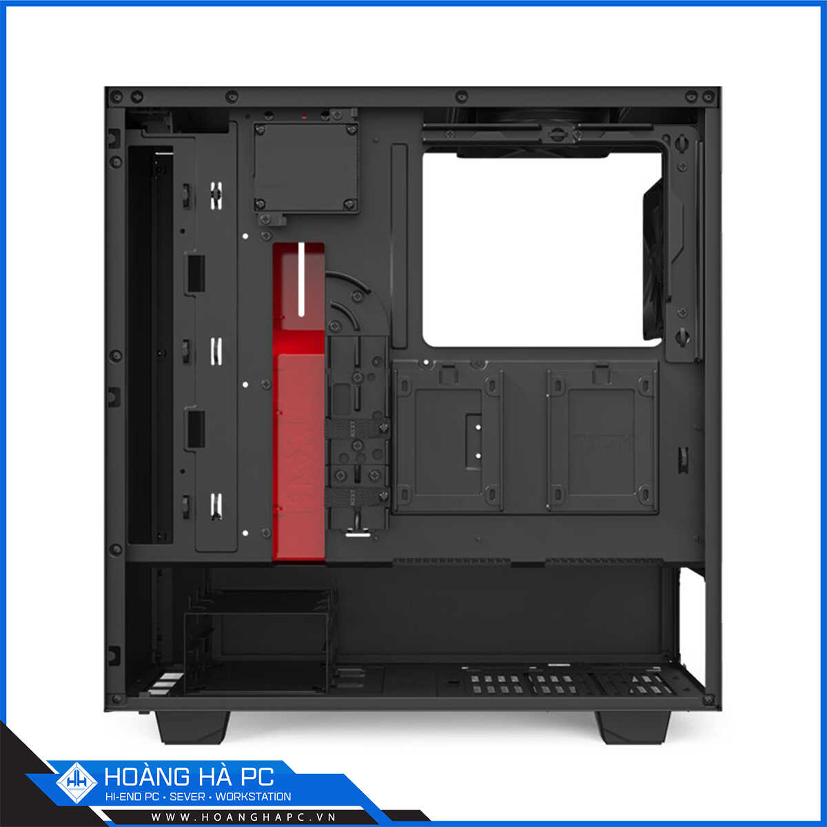 Vỏ Case NZXT H510i (Mid Tower/Màu Đen/Đỏ)-3
