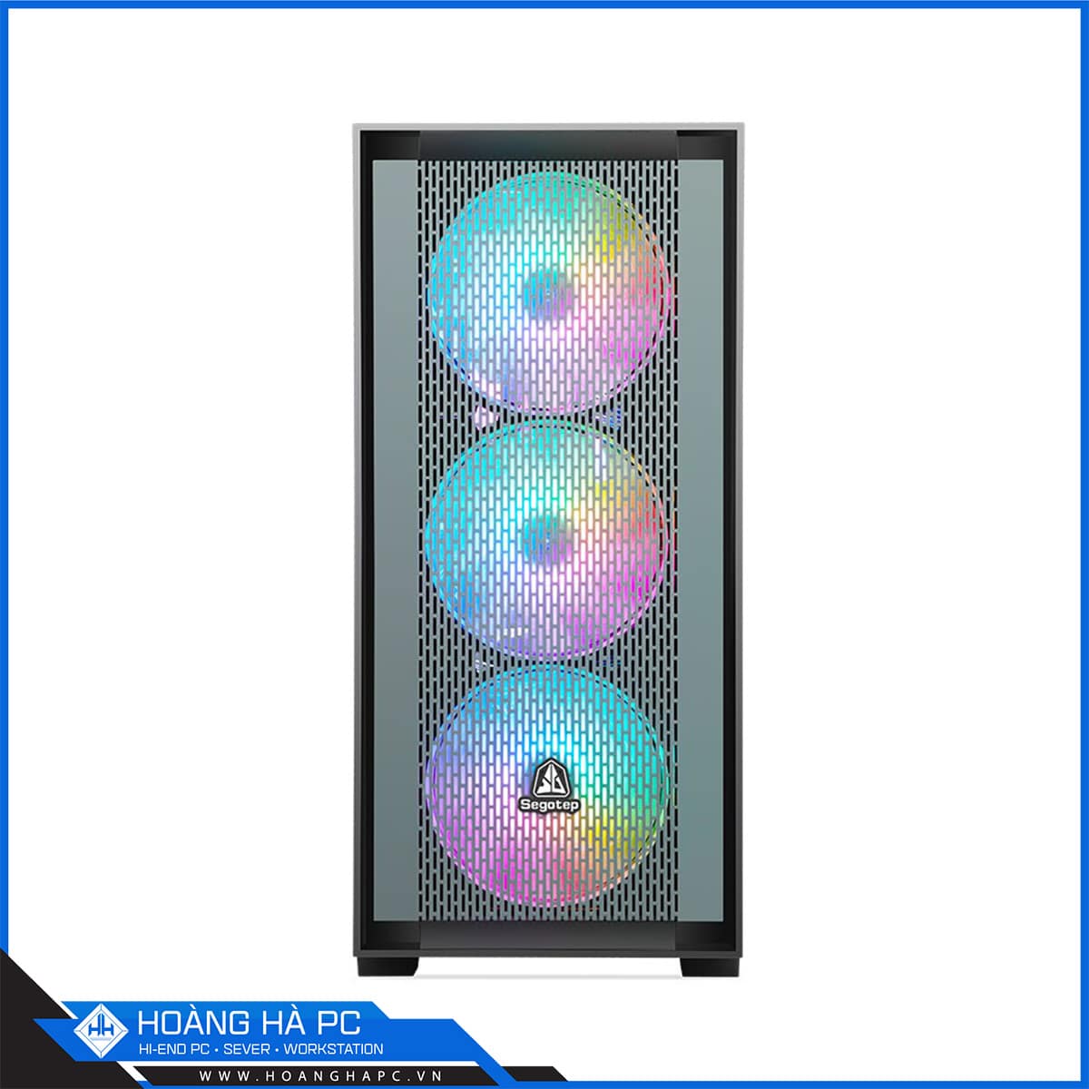 Vỏ Case Segotep Gank 360 (Mid Tower/Màu Đen/No Fan)-2