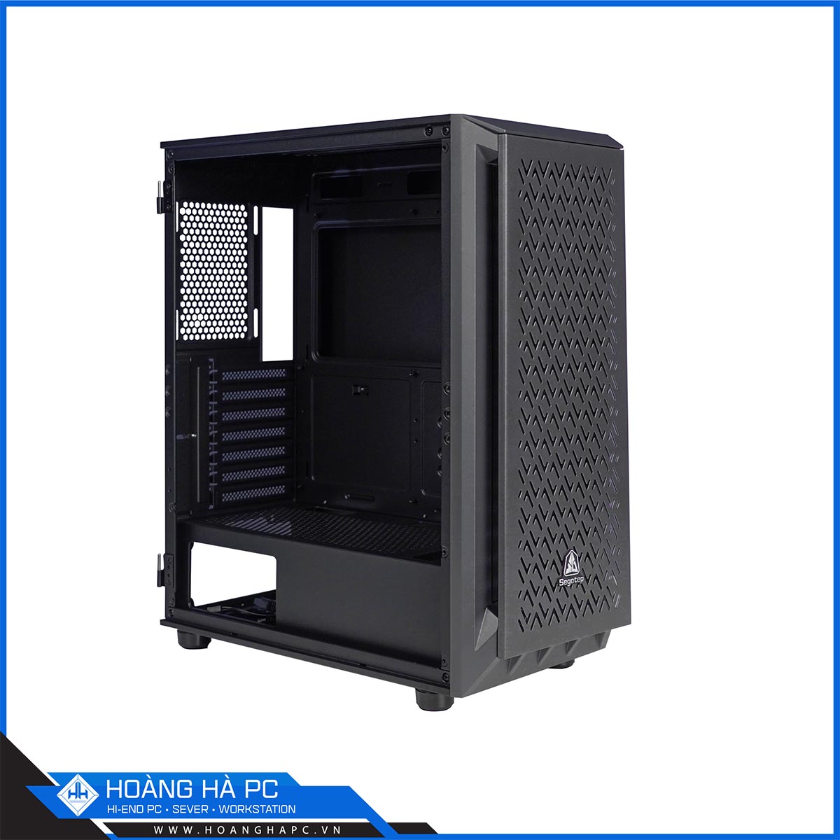 Vỏ Case Segotep Gank 6 Black (Mid Tower/Màu Đen/No Fan)