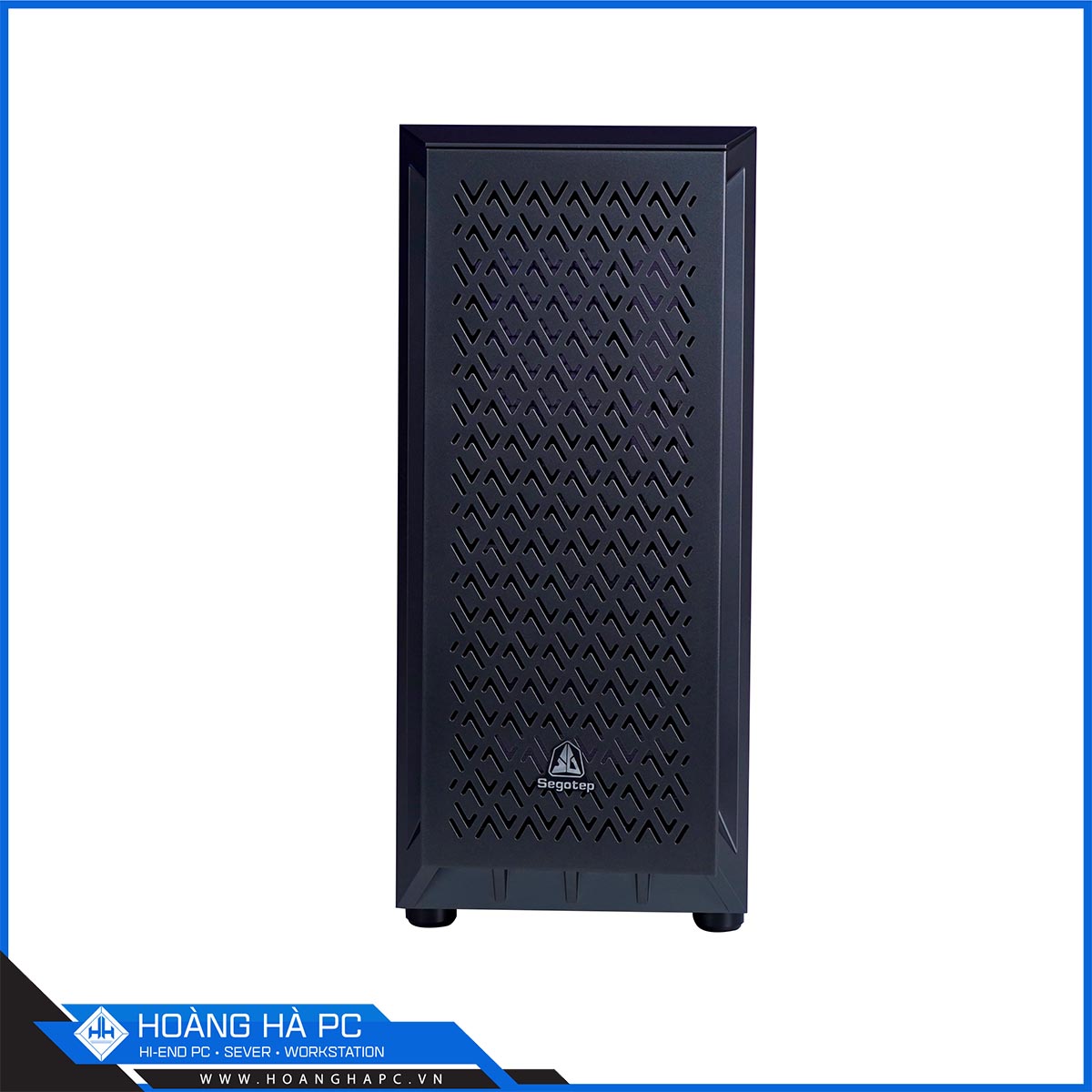 Vỏ Case Segotep Gank 6 Black (Mid Tower/Màu Đen/No Fan)-2