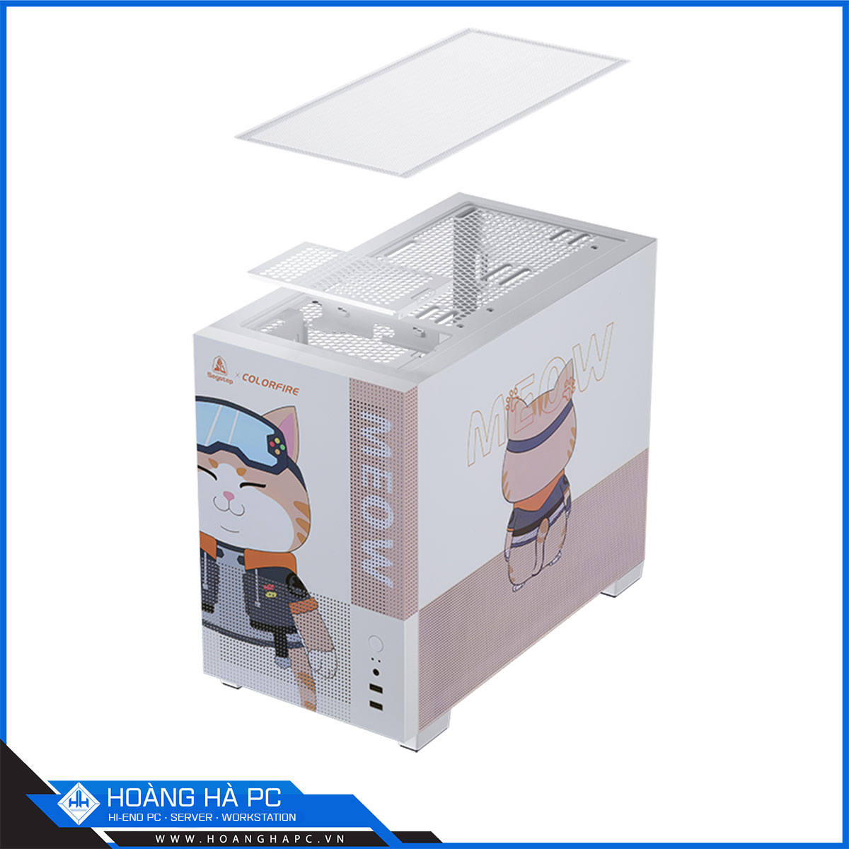 Vỏ case Segotep Memphis-S Meow (Mini Tower/ No Fan)-3