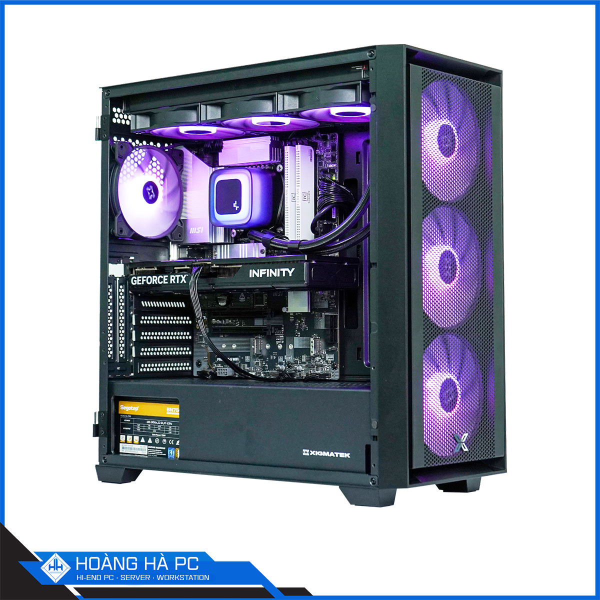 Vỏ case Xigmatek Anubis Pro 4FX - 4Fan (Mid Tower/Màu Đen)-2