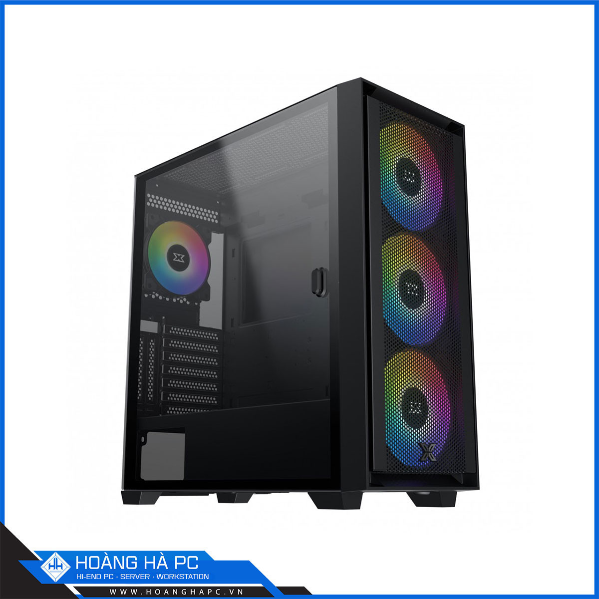 Vỏ case Xigmatek Anubis Pro 4FX - 4Fan (Mid Tower/Màu Đen)
