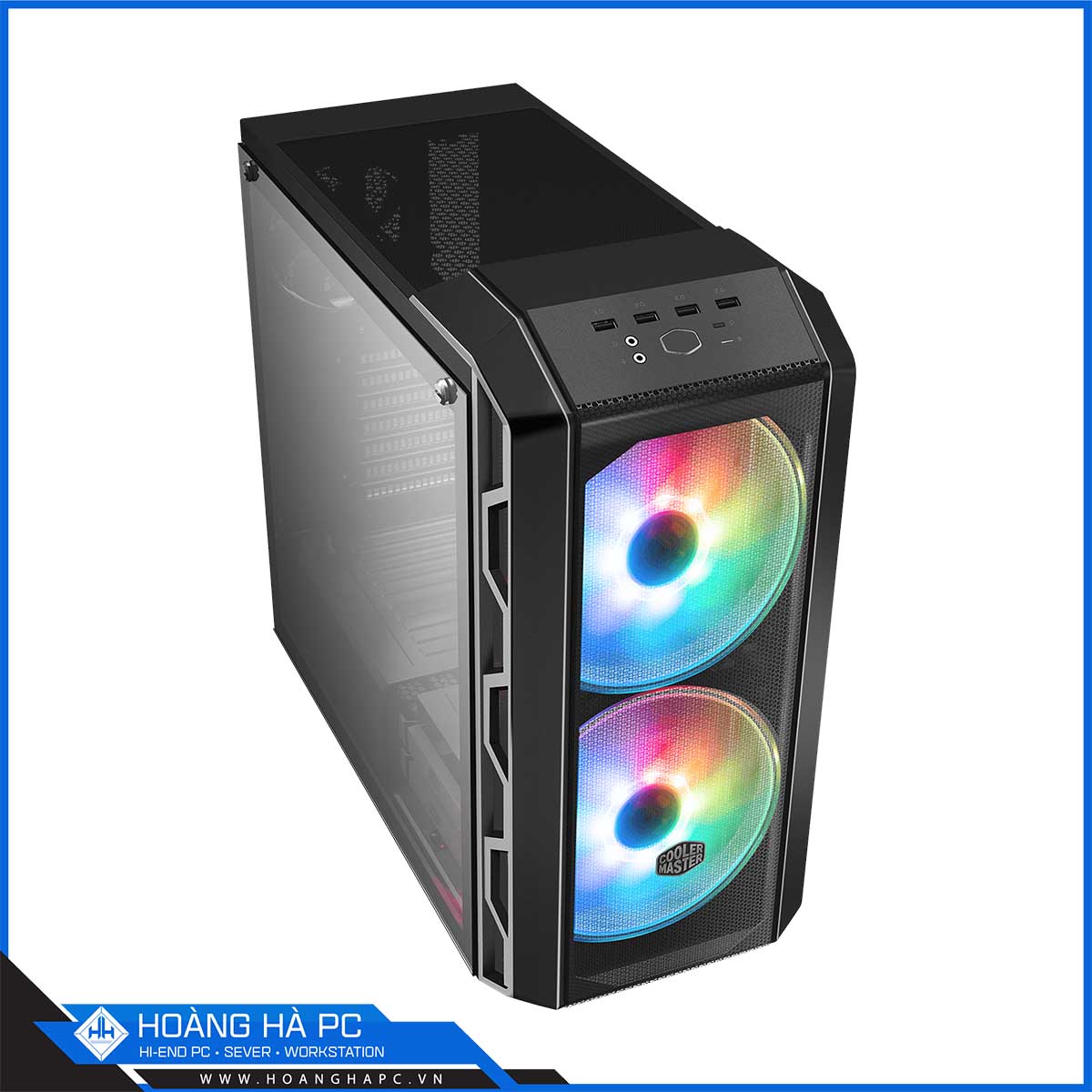 Vỏ Cooler Master MasterCase H500 ARGB (Mid Tower/Màu Đen)-4